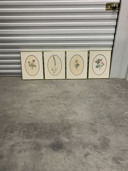 Wild Flower Prints Set Of Four