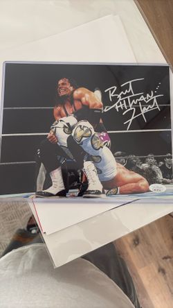 Bret Hart Autographed Picture