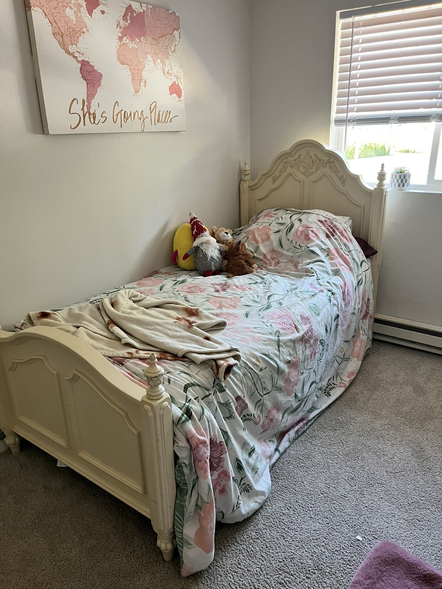Twin Vintage Style Bedroom Set
