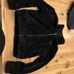 Girls Size L North Face Cropped Jacket