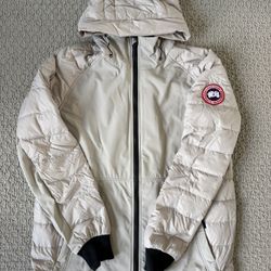 Canada Goose HyBridge Weyburn Hoody 2231M Limestone Men's Large Down Jacket