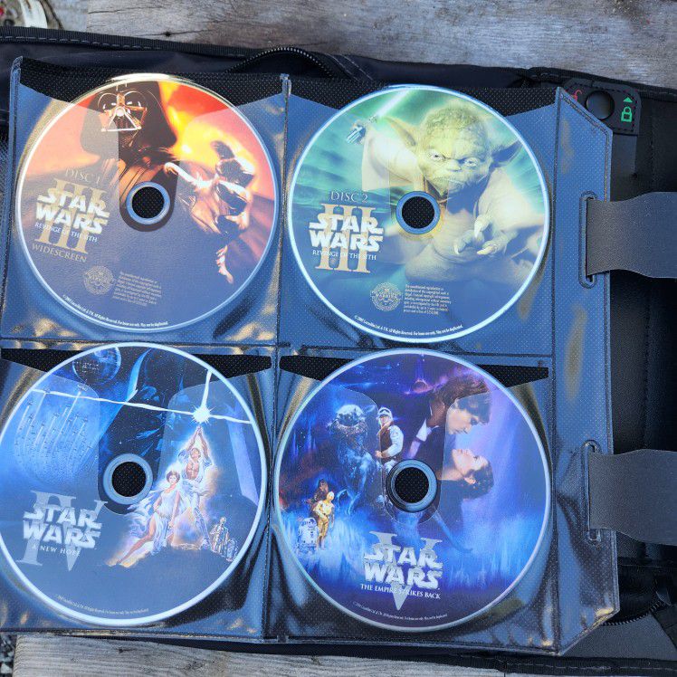 200 DVDs In Case Logic Folder