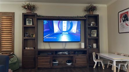 Huge entertainment center