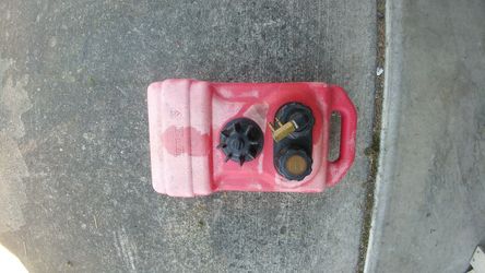Outboard motor fuel tank.