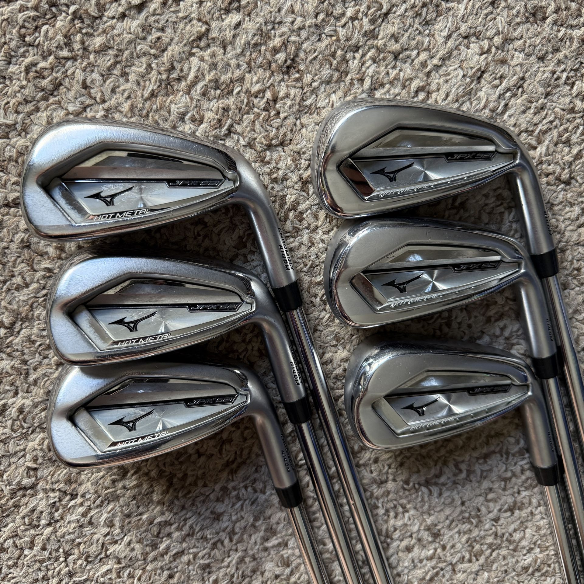 Mizuno JPX 921 Hot Metal Iron Set 5-9+PW Project X 5.0 Shafts