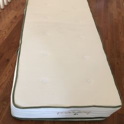 Twin XL  - Non Toxic - Wool Pillow Top - GOTS Organic Latex ; Organic Cotton Mattress. Best Quality Brand: Harvest