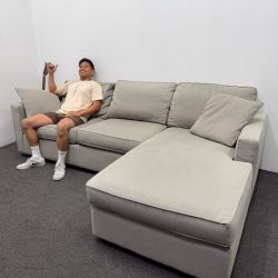 Room & Board York Sectional Couch with Down Feather Washable Covers - 4.5k Retail - Compact