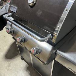 “Espresso” Color Weber Genesis Edition e-310 heavy duty grill bbq Asador three burners