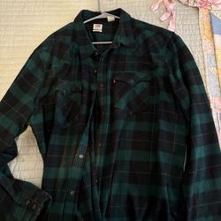 Levi Flannel Shirt 2 XL