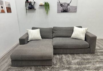 Gray Sectional Couch - Free Delivery 