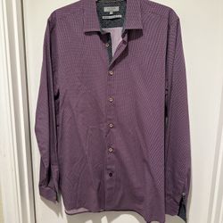 Ted Baker London Purple Men’s Dress Shirt 