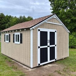 12x16 shed 7month old freshly painted 
