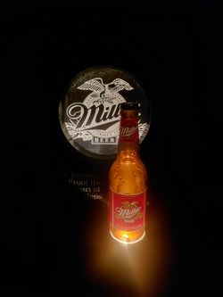 Beer sign bar light