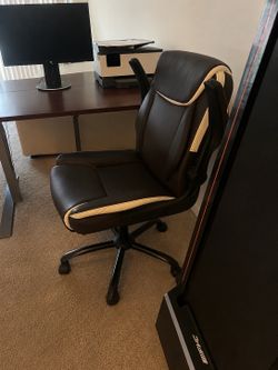 Desk and chair