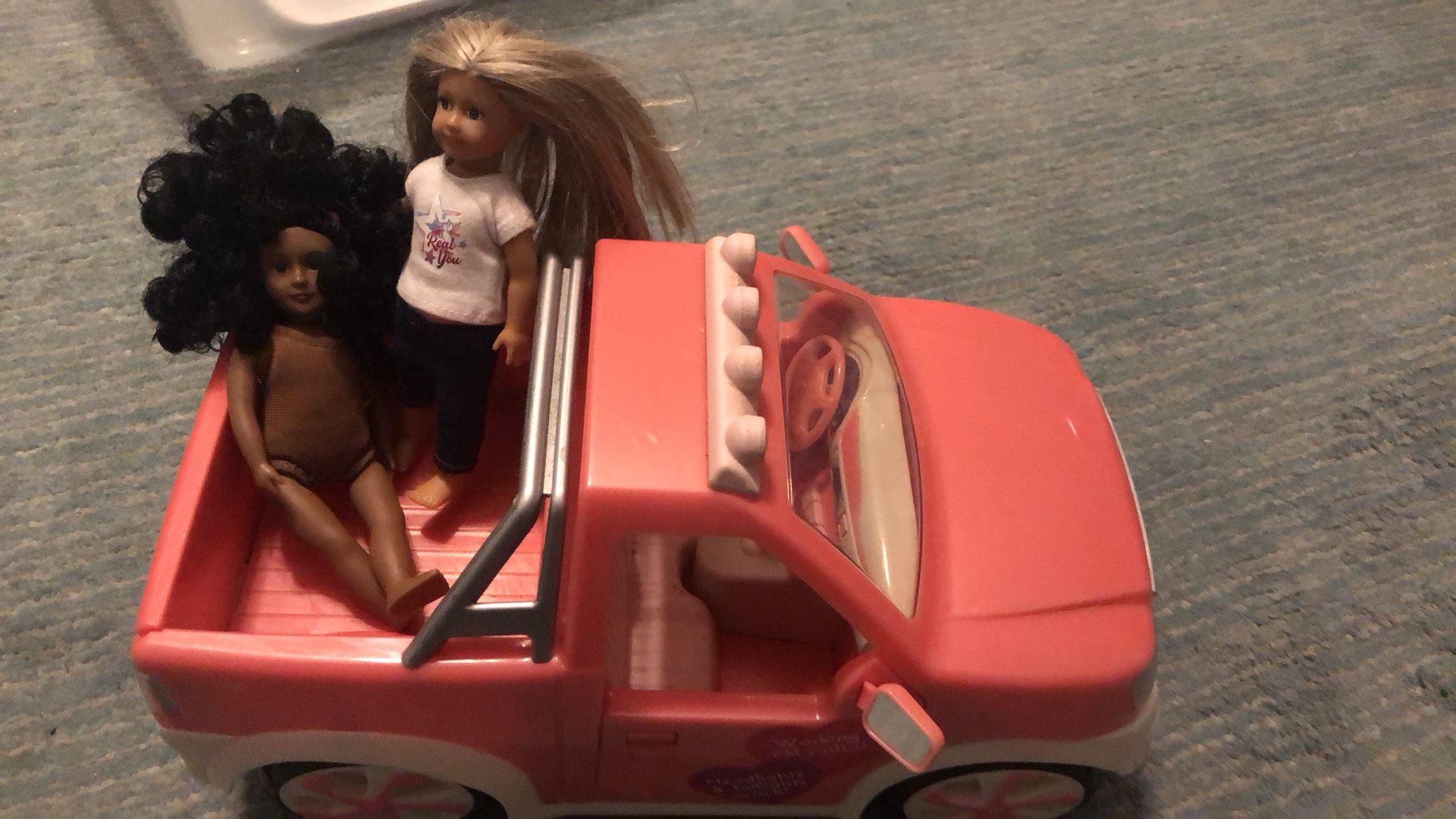 Lori Truck & Doll With  American Girl Mini Doll 