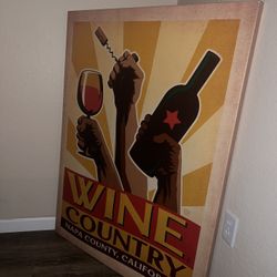Wine country sign 