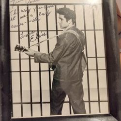 Signed Elvis Picture 