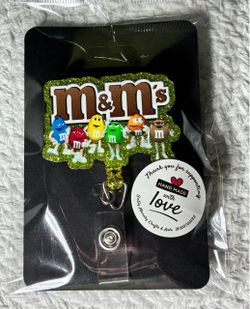 M&Ms Badge Reel