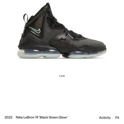 Nike LeBron XIX Black & Green Glow