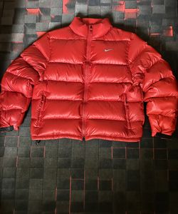Nike x NOCTA Air Down Puffer Jacket Sunset Red Men’s XXL Drake