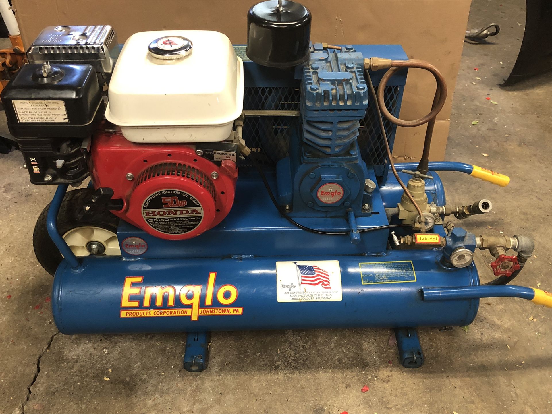 Emglo Gas Air Compressor