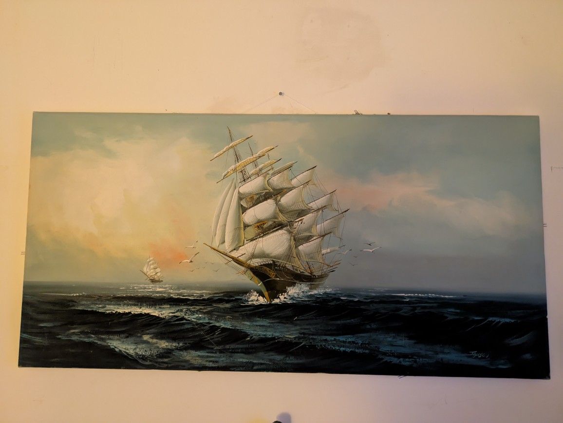 Old Vintage Original Painting