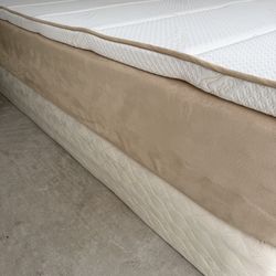 Queen Tempurpedic Mattress and Box Spring