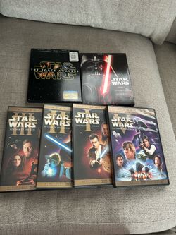 Star Wars movies DVDs Blu-ray’s