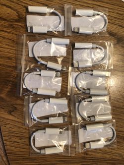 Apple lighting port to 3.5mm headphone jack, for iPhone 7, 7 Plus, 8, 8 Plus, X