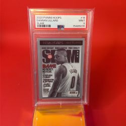 Damian Lillard- 2020 NBA Hoops Slam PSA 9
