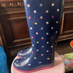 Girls Size 13 Rain boots 