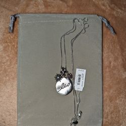 Kendra Scott NWT Leo Red Glass July Charm Necklace