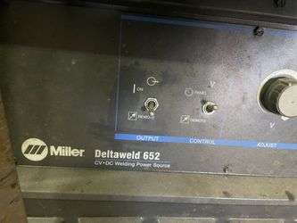 Miller Deltaweld 652 welder & wirefeeder
