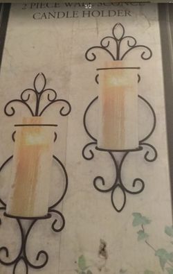 Candle holder wall decor