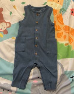 Carters dark blue jumpsuit size 3months