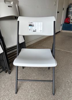 8 Lifetime folding chair