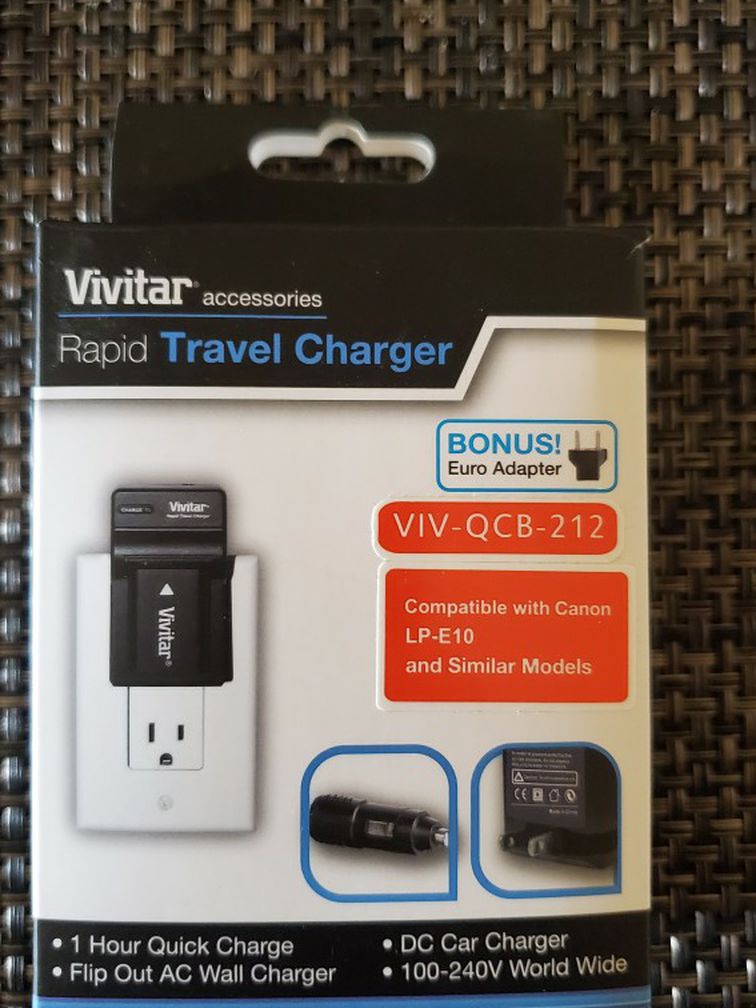 Vivitar CANON DSLR Battery Travel Charger