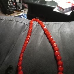 Red Coral Beads
