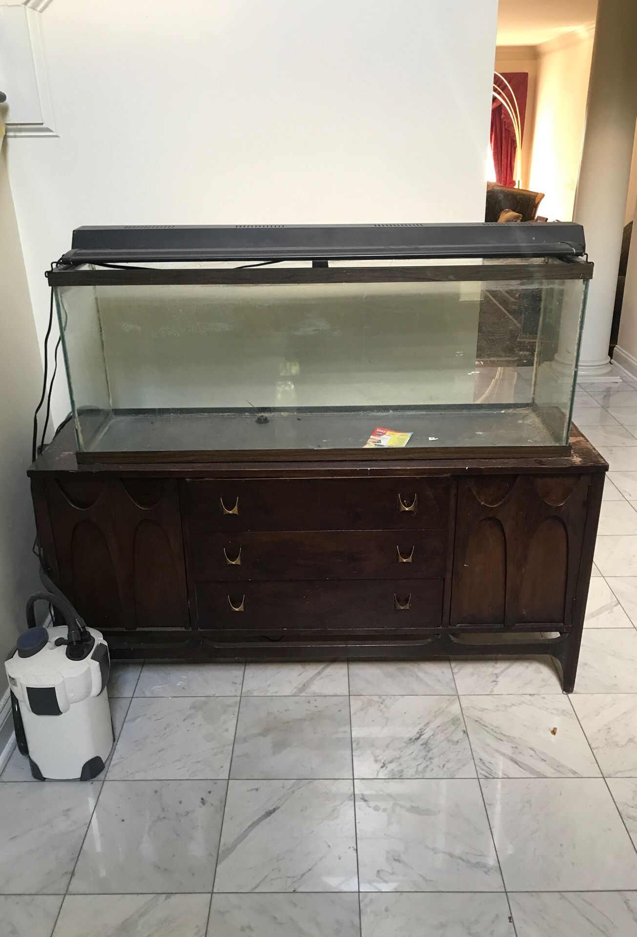 50 gallon Fish Tank and table