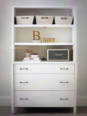 Pottery Barn Kids Madeline Dresser With Hutch In White For Sale In