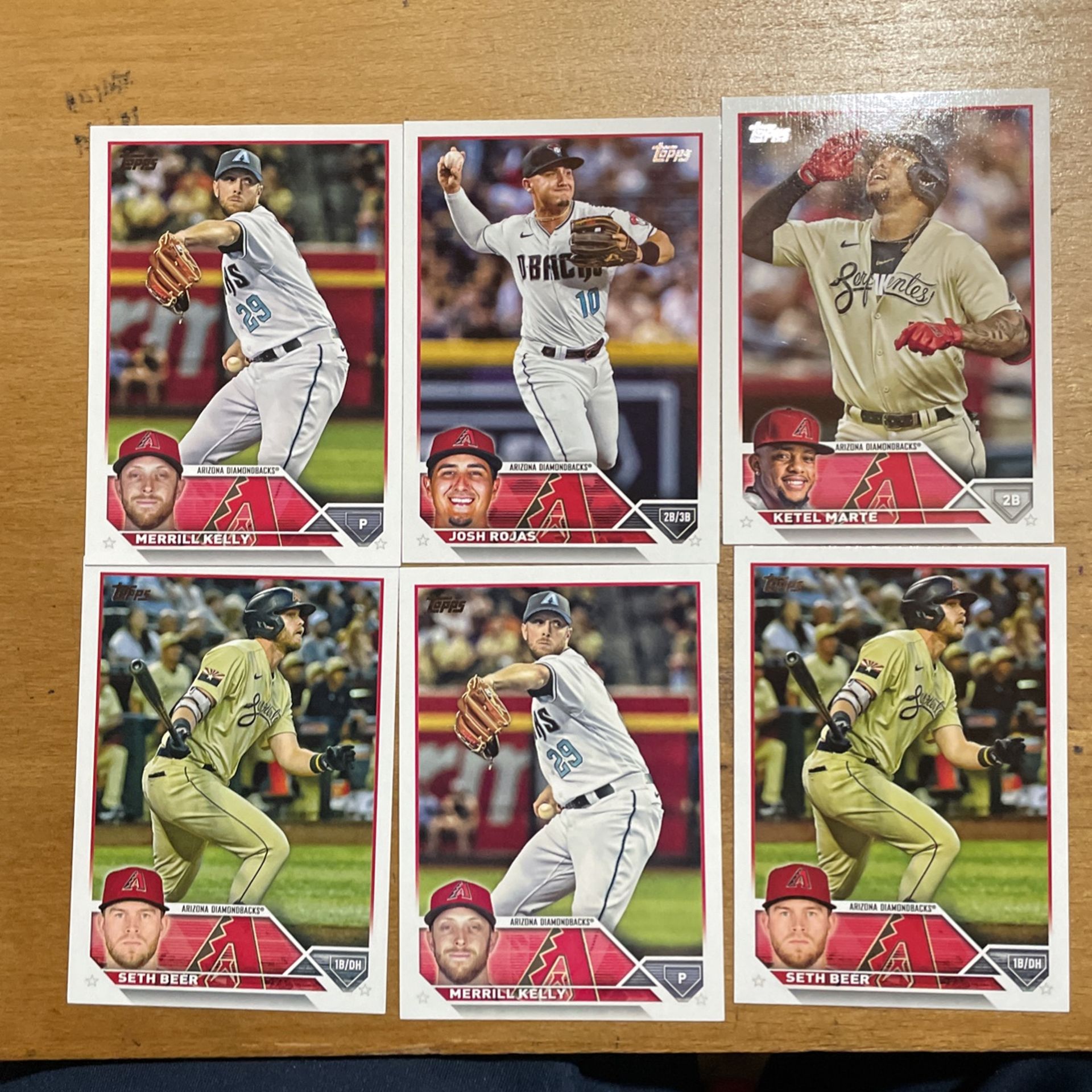 2023 TOPPS ARIZONA DIAMONDBACKS 26 CARD LOT