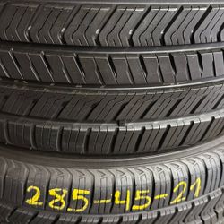 285/45/21 Yokohama Installed 