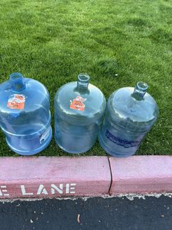 3 Refillable 5 Gallons