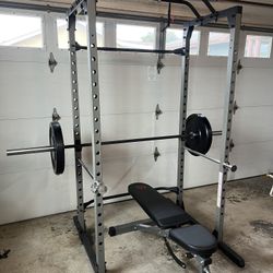 Exercise Cage - Squats, Bench Press, Pull-ups, and More