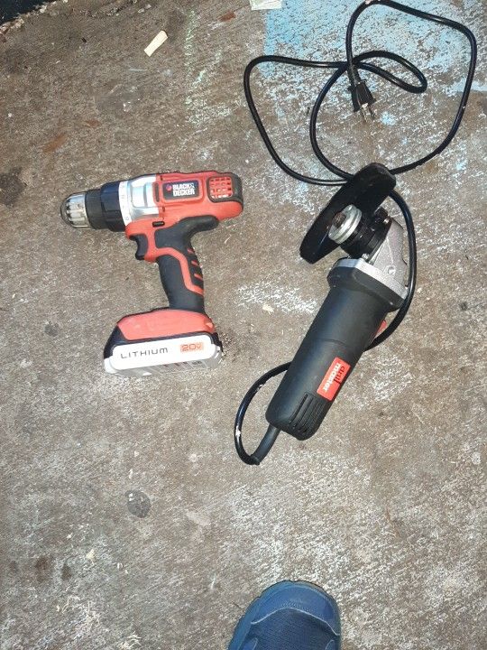 Drill Master Saw And Black Decker Drill