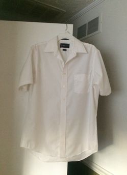 Man white dress shirt