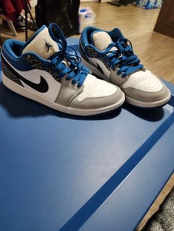 Air Jordan 1 Low SE Elephant Print Sneakers