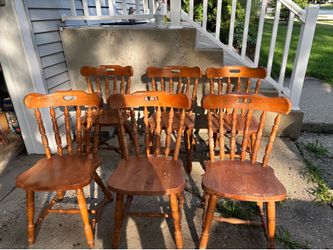 Solid maple chairs