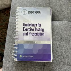 ACSM Guidelines for Exercise Testing and Prescription