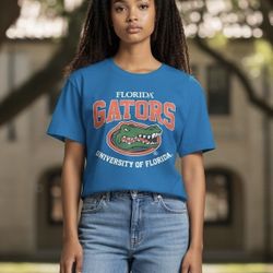 NEW Florida Gators Cropped T-shirt Women’s Size Large Short Sleeve Univ Of Florida